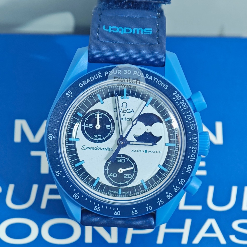 Omega X Swatch MISSION TO THE Super Blue Moonphase Watch